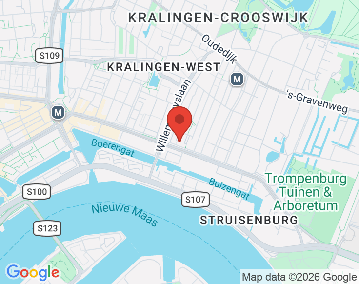 Kaart van Rotterdam
