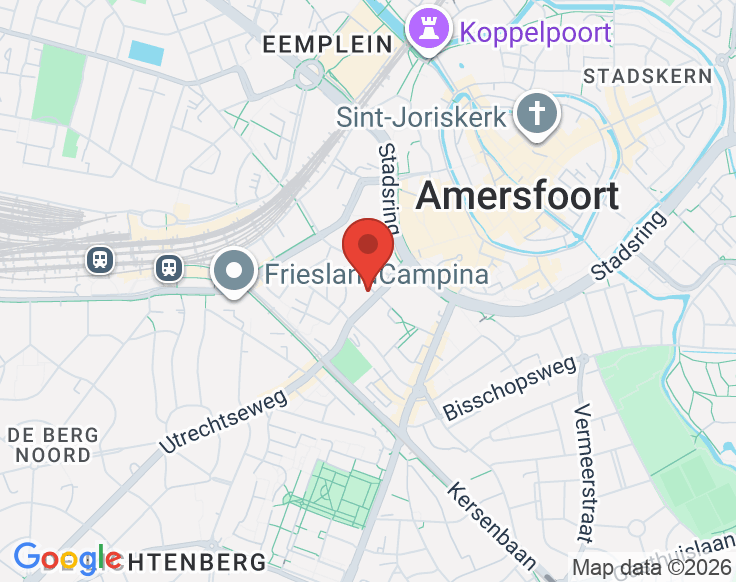 Kaart van Amersfoort